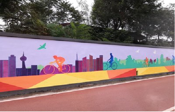 沅江市墙体彩绘-围墙