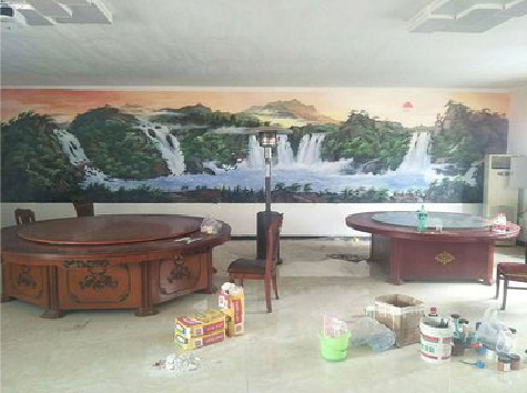 沅江市墙绘-写实风景