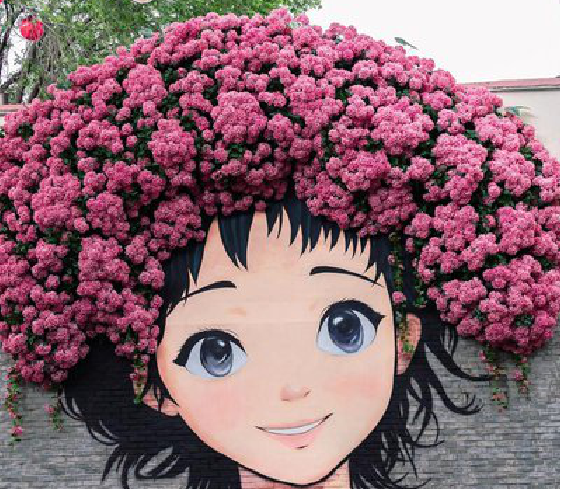 沅江市墙体彩绘-网红墙打卡