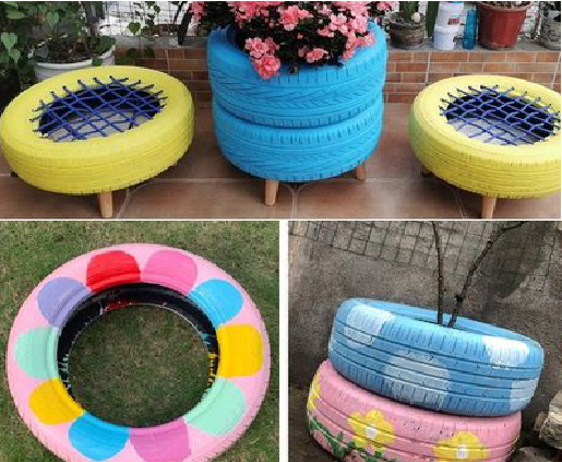 沅江市墙体彩绘-变废为宝