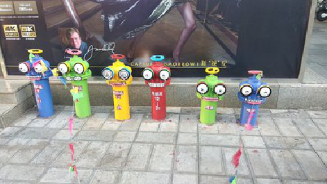 沅江市商业区彩绘