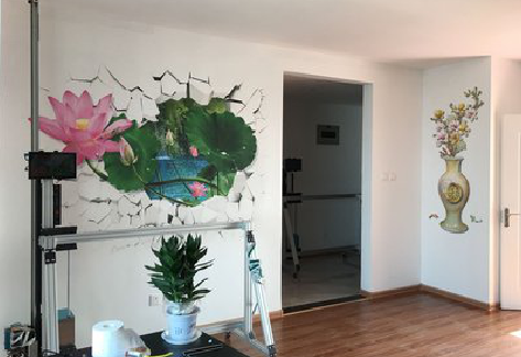 沅江市墙体彩绘相比墙纸的优势。