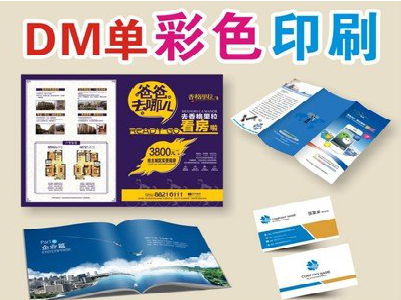 沅江市单页印刷，色彩搭配简单。